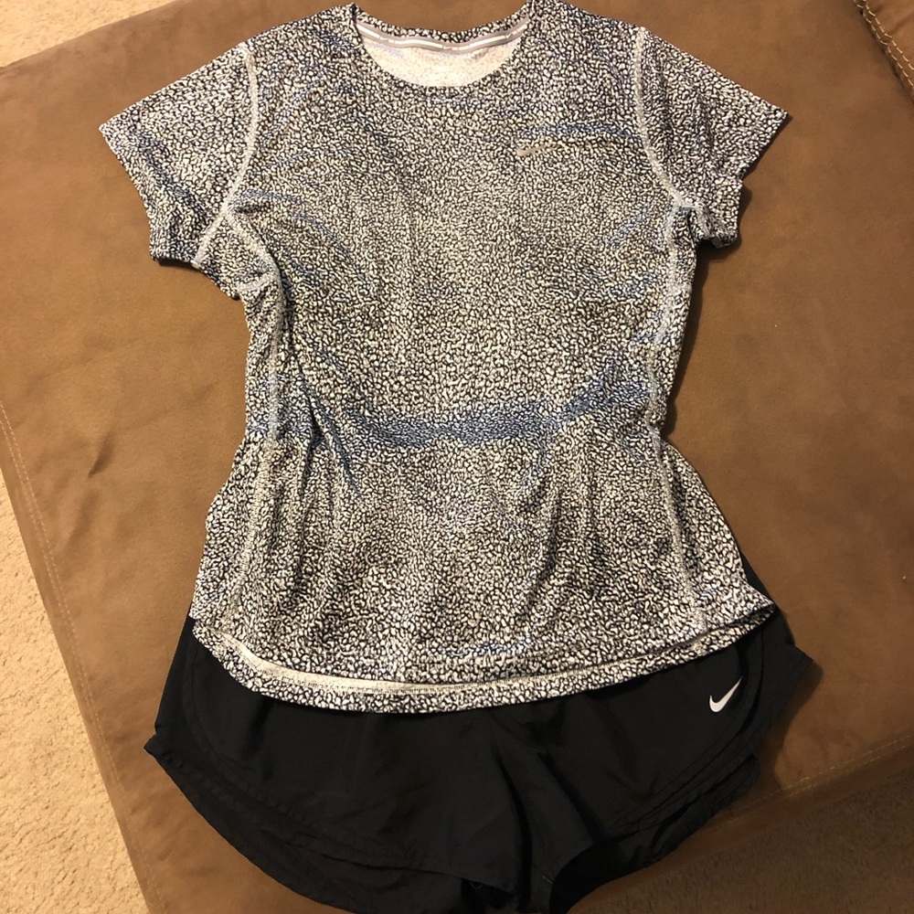 Nike workout shorts and shirt